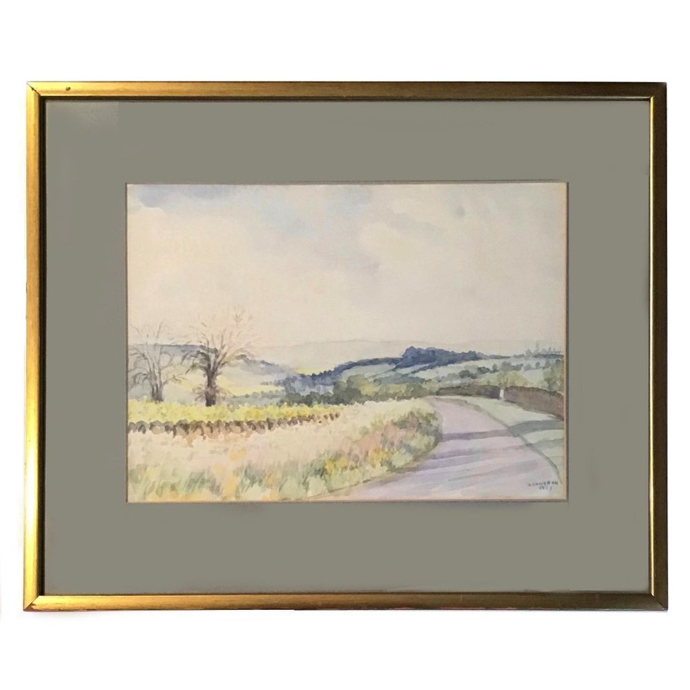 The Road to Dorothy’s House Watercolor Painting